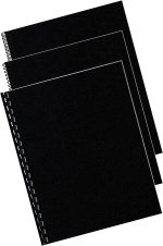 Fellowes Binding Linen Presentation Covers, Letter, Black, 200 Pack (5217001), Black Linen - Image 3